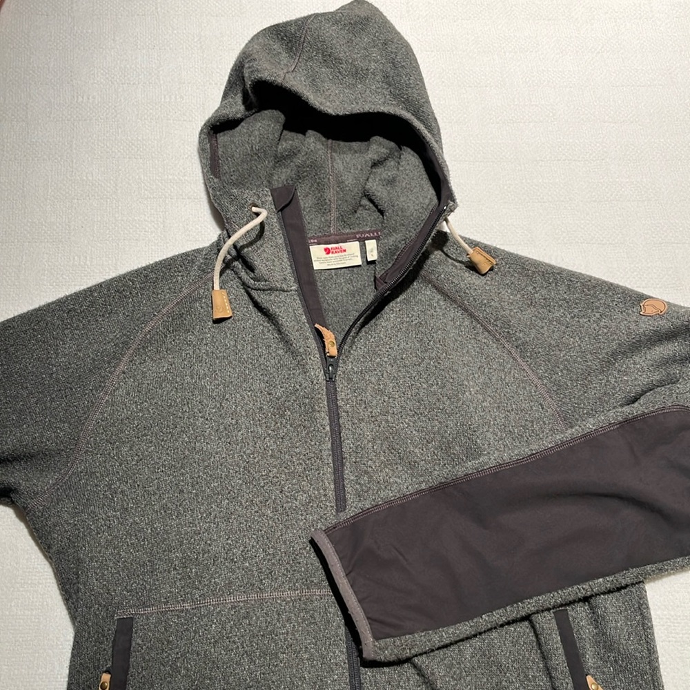 Fjallraven L wool zip hoddy